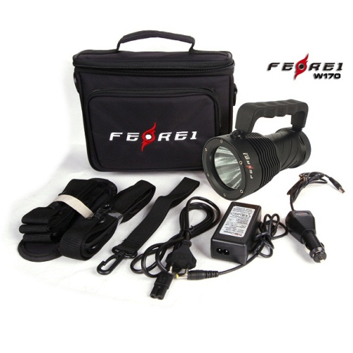 Фонарь для дайвинга Ferei W170 SST-90 (холодный свет диода) фото 3